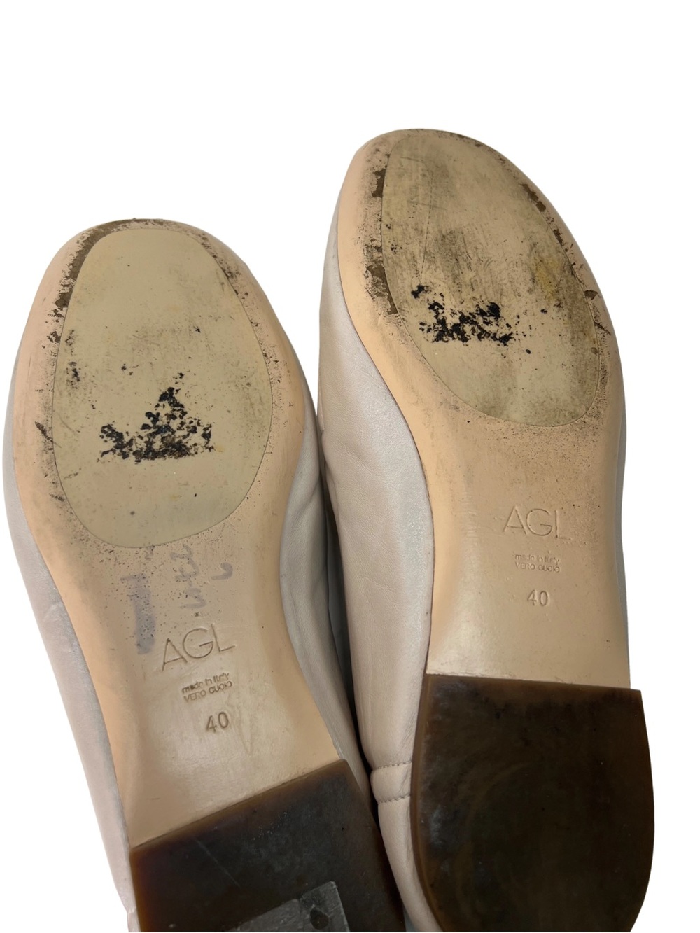 AGL Cher Stitch Leather Penny Loafer Pearl Leather Slip-On Shoes EU 40 - Picture 13 of 13